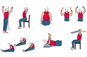 exercițiu fizic pentru osteocondroză toracică